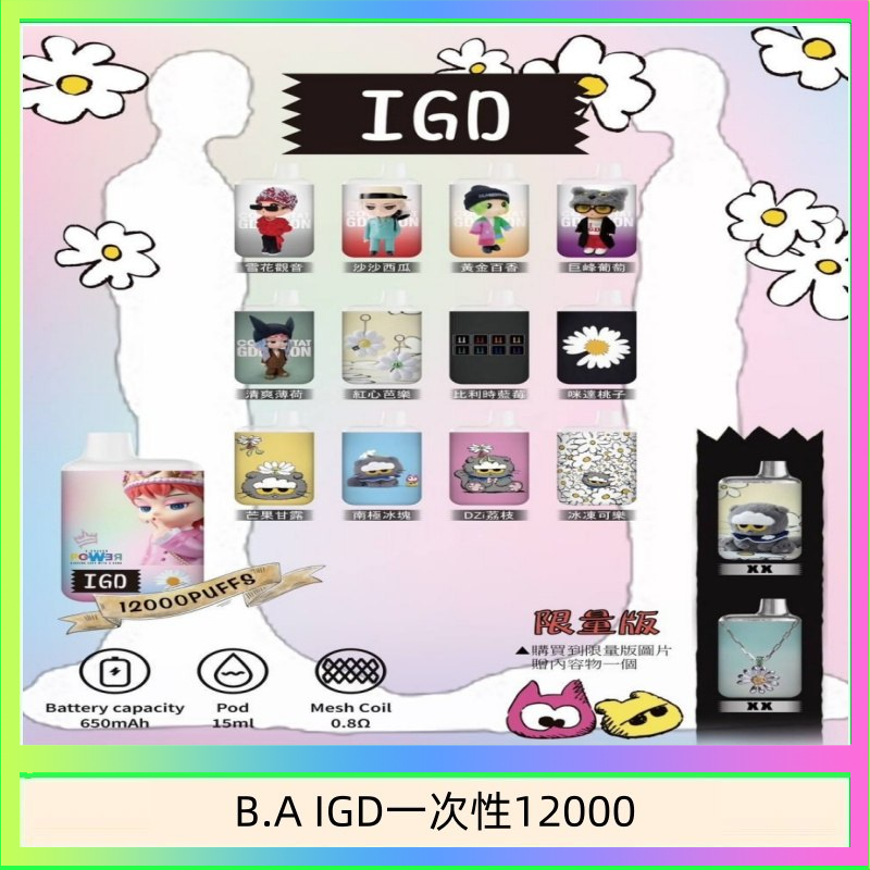 B.A IGD12000口 電子煙